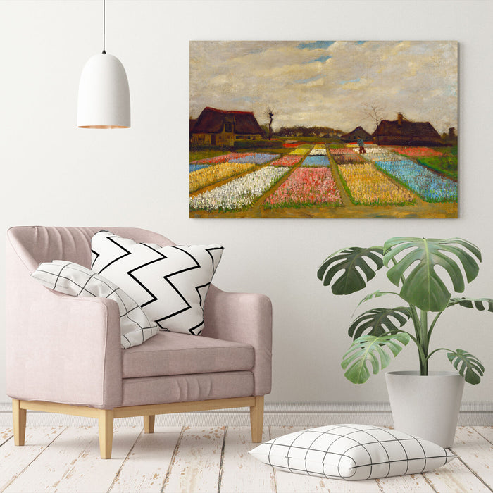 Van Gogh Field Of Bulbs Holland CANVAS WALL ART PAINTING PRINT ARTWORK CLASSIC