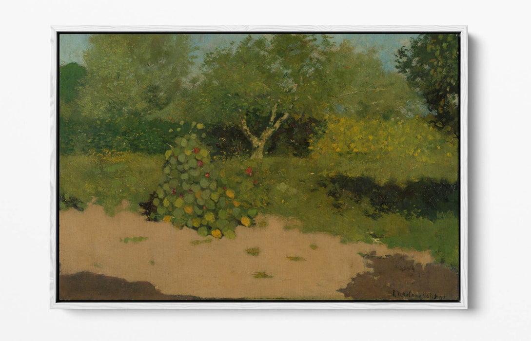 Canvas Wall Art Print – Richard Roland Holst Garden With Nasturtiums | Float Effect Canvas