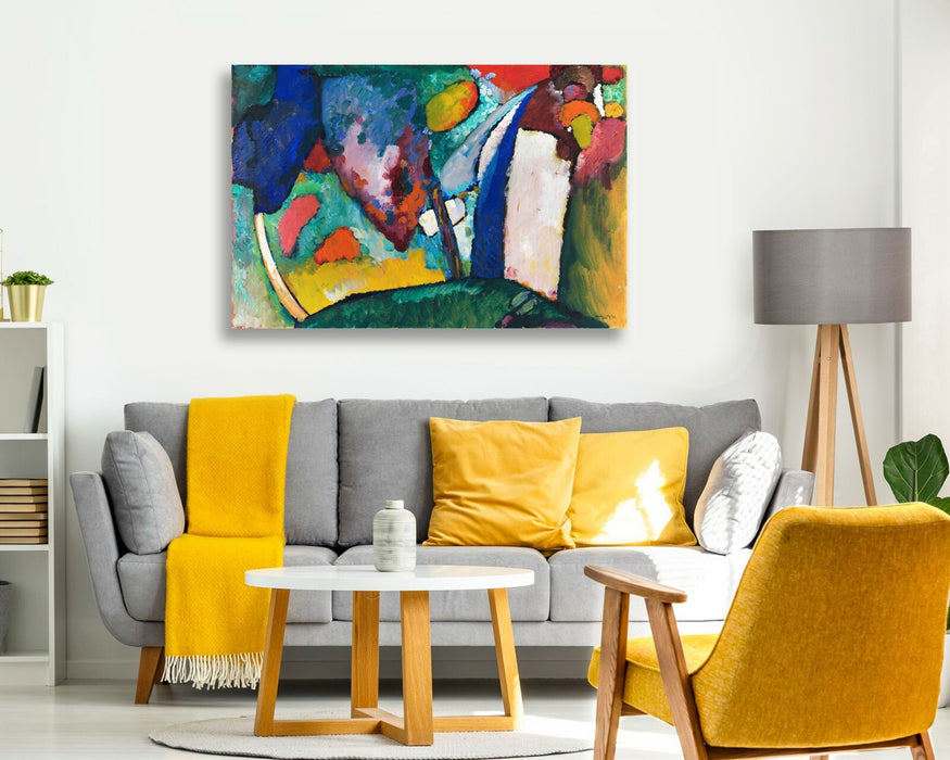 Canvas Wall Art Print - Wassily Kandinsky Abstract Painting on Archival Grade Canvas