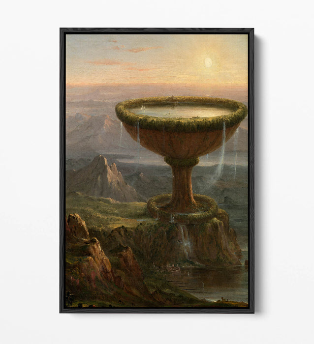 Float Effect Canvas Art - Thomas Cole Titan's Goblet | Handmade UK Wall Decor