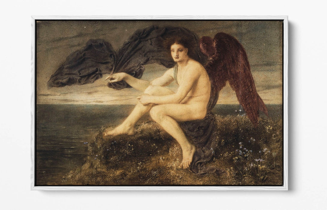 SIMEON SOLOMON, DAWN -FLOAT EFFECT CANVAS WALL ART PRINT