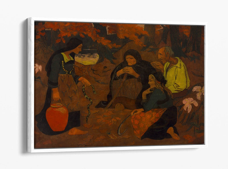 Float Effect Canvas Art - Serpent Eaters by Paul Serusier | Premium 30mm Deep Frame
