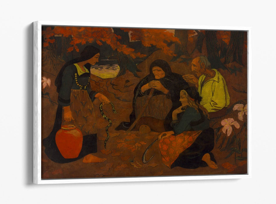 PAUL SERUSIER, SERPENT EATERS -FLOAT EFFECT CANVAS WALL ART PIC PRINT
