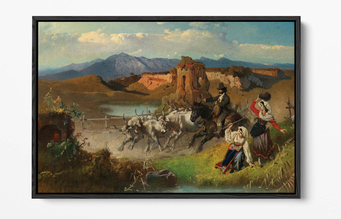 Float Effect Canvas Art - Premium Handmade Wall Decor With Custom Deep Frame