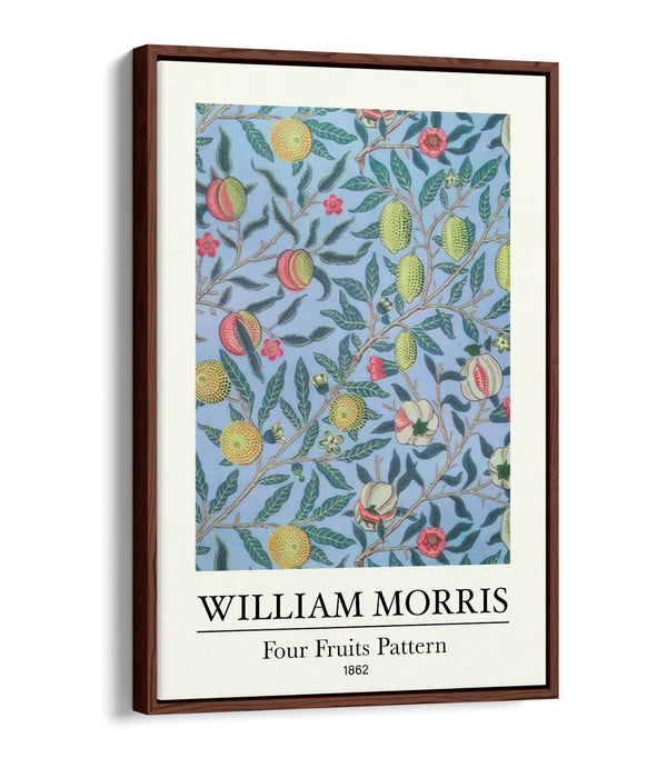 Canvas Art Print | Handmade UK Canvas With Fruit Pattern & Float Effect Frame