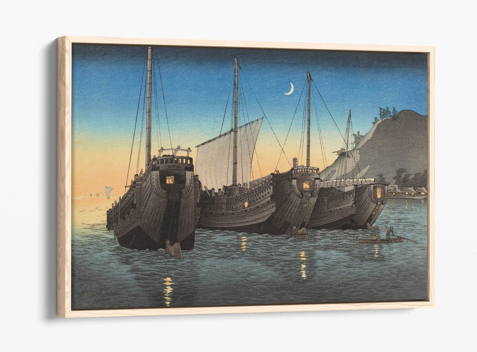 Canvas Wall Art Print Featuring Takahashi Hiroaki | Handmade Float Effect Canvas, Ready To Hang