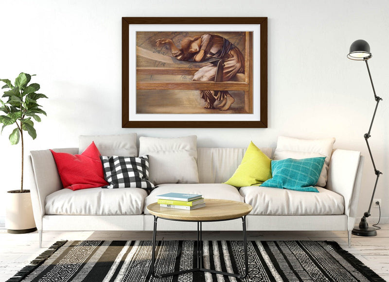 Framed Art Poster - Edward Burne Jones Garden Court Print | Handmade Wall Art