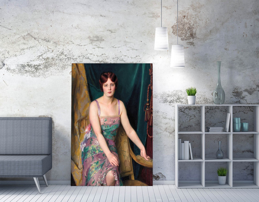 Canvas Wall Art - William McGregor Paxton Print | Handmade Custom Framed Canvas