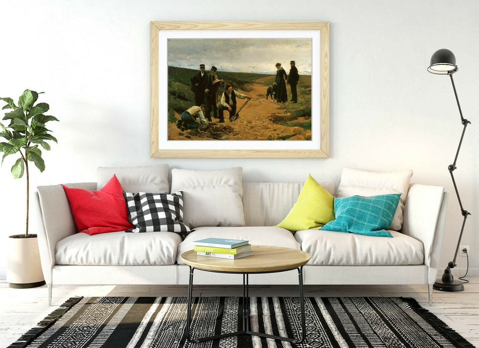 ERIK HENNINGSEN, THE MURDER OF A CHILD -ART FRAMED POSTER PICTURE PRINT ARTWORK
