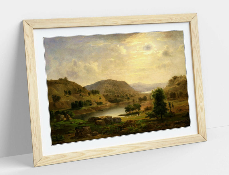 Framed Wall Art - Robert S. Duncanson Valley Pasture Print | Handmade UK Art