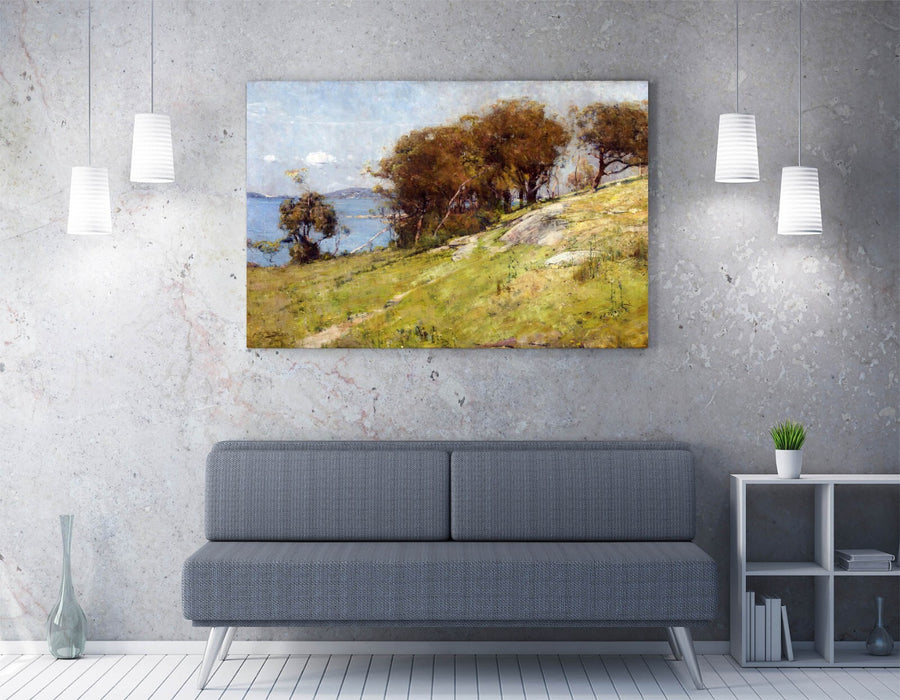 Canvas Wall Art – Arthur Streeton Cremorne Pastoral Handmade Print on Archival Grade Canvas