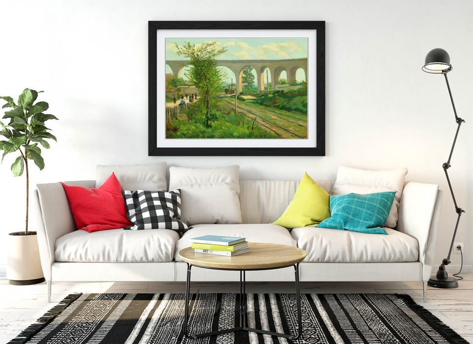 Framed Art Poster - Armand Guillaumin The Arcueil Aqueduct | Matte Paper Print