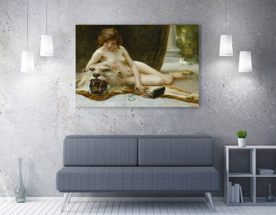 Canvas Wall Art - Guillaume Seignac Jewelry Box Painting | Premium Handmade Print