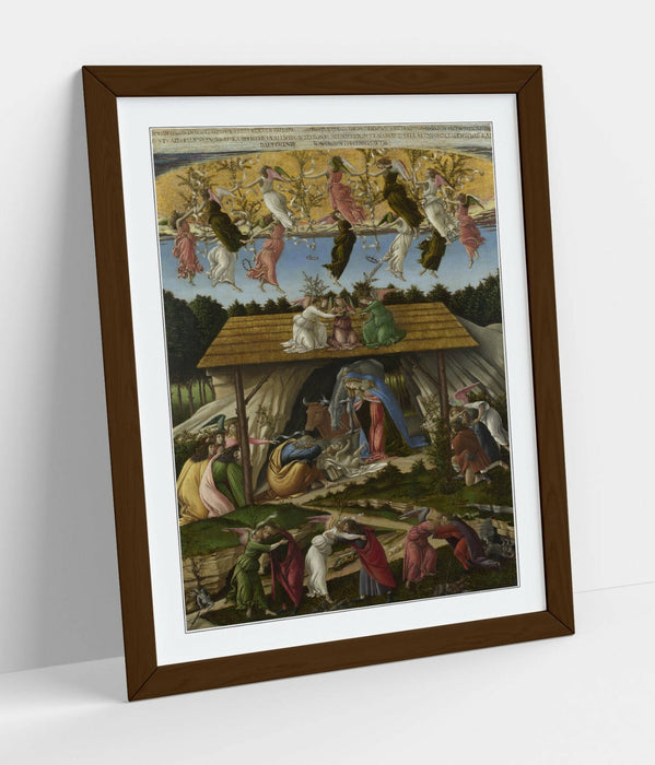 SANDRO BOTTICELLI, THE MYSTICAL NATIVITY -FRAMED WALL ART PICTURE PRINT ARTWORK