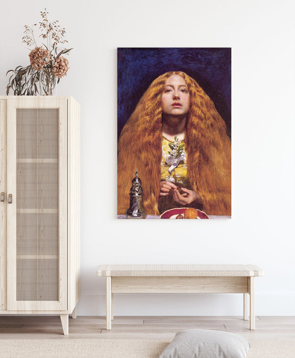 John Everett Millais - The Bridesmaid CANVAS WALL ART PICTURE PRINT PAINTING