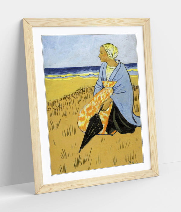 Framed Wall Art Poster - Paul Serusier Breton Woman Painting | Matte Paper Print