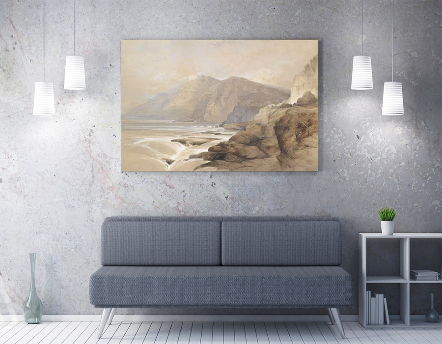 Canvas Wall Art - David Roberts Coast Of Syria Print On Archival Grade Canvas