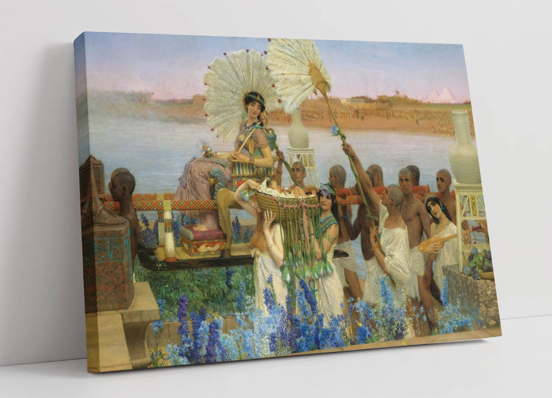 Canvas Wall Art - Lawrence Alma Tadema The Finding of Moses Print | Premium Varnish Finish