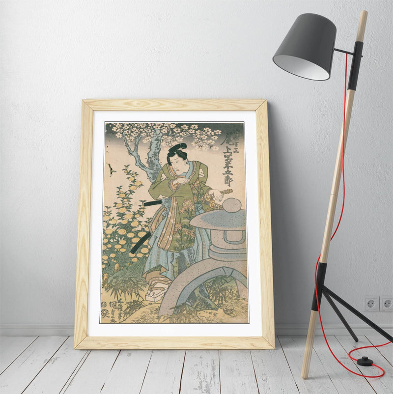 Samurai Wall Art - Utagawa Kunisada Framed Art Print | UK Handmade Poster
