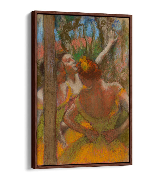 EDGAR DEGAS, DANCERS -FLOAT EFFECT CANVAS WALL ART PRINT