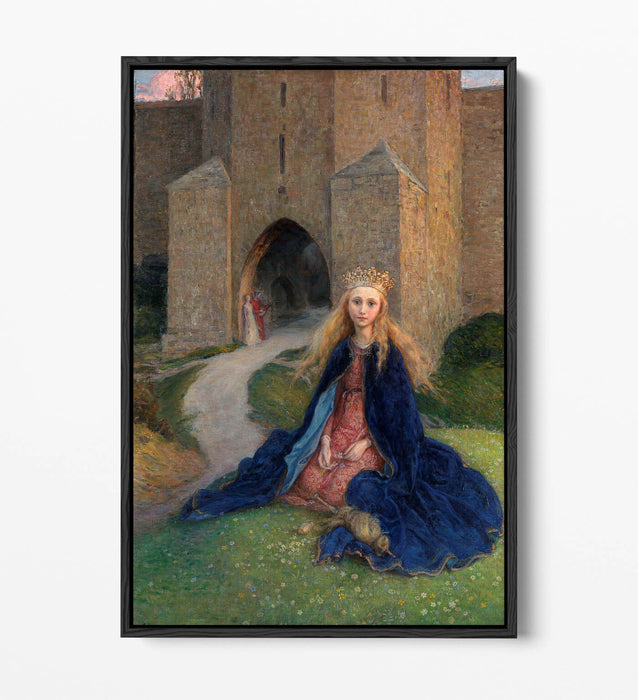 Float Effect Canvas Art - HANNA PAULI Princess Wall Decor on MDF Frame