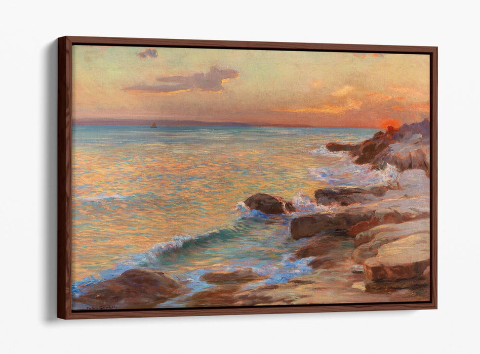 Float Effect Canvas Art - Sunset In Split | Premium Handmade Wall Decor