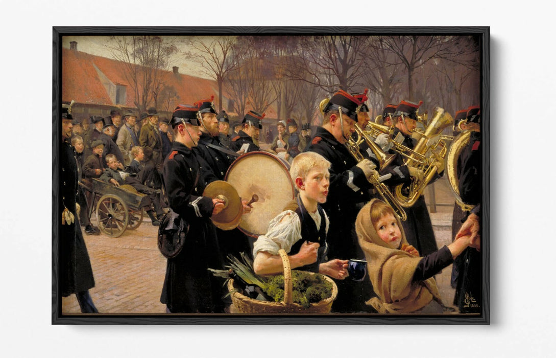 ERIK HENNINGSEN, CHANGING OF THE GUARD -FLOAT EFFECT CANVAS WALL ART PIC PRINT