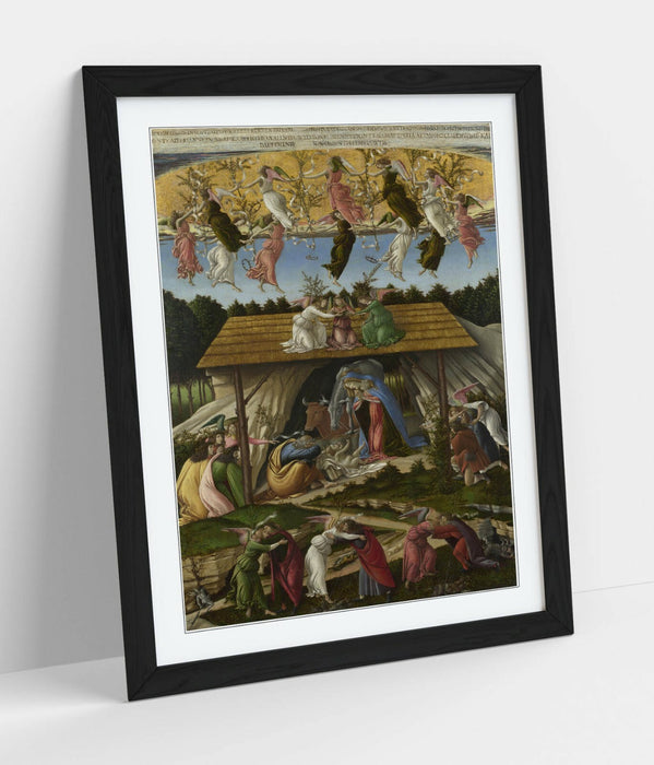 SANDRO BOTTICELLI, THE MYSTICAL NATIVITY -FRAMED WALL ART PICTURE PRINT ARTWORK
