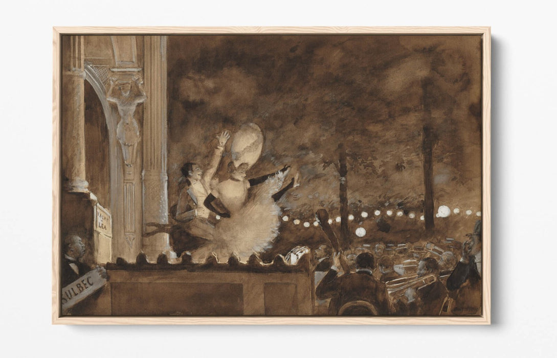 JEAN BERAUD, VALMY AND LEA -FLOAT EFFECT CANVAS WALL ART PRINT