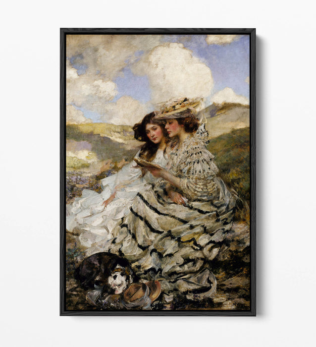 Canvas Wall Art | On The Dunes – Handmade Float Effect Print with Premium Finish