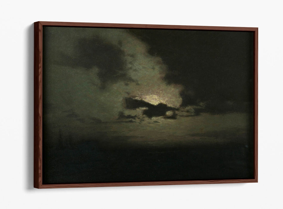 L. BIRGE HARRISON, THE HIDDEN MOON -FLOAT EFFECT CANVAS WALL ART PRINT