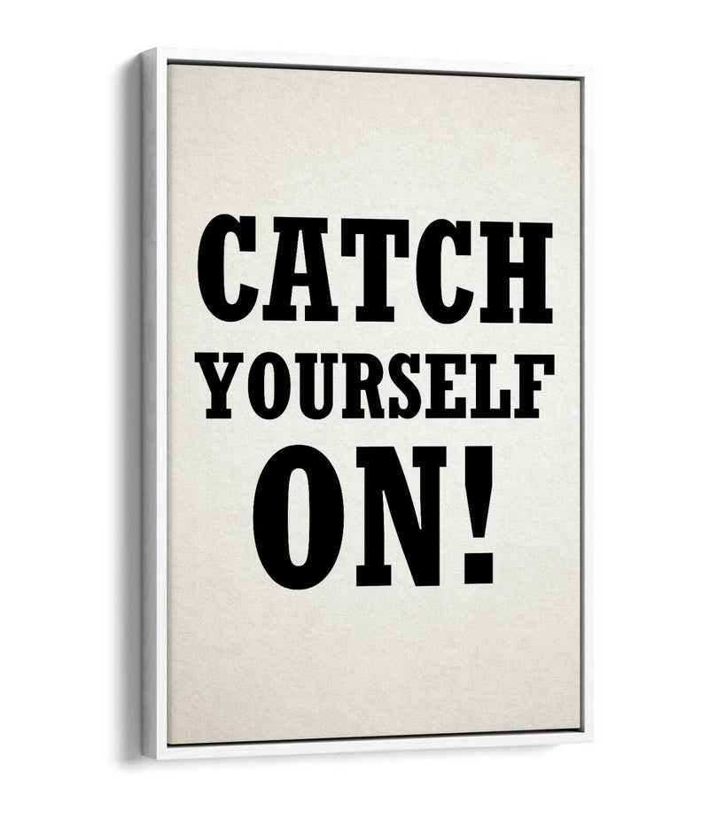 Float Effect Canvas Art – Handmade UK Canvas Wall Art with Derry Girls Quote Print