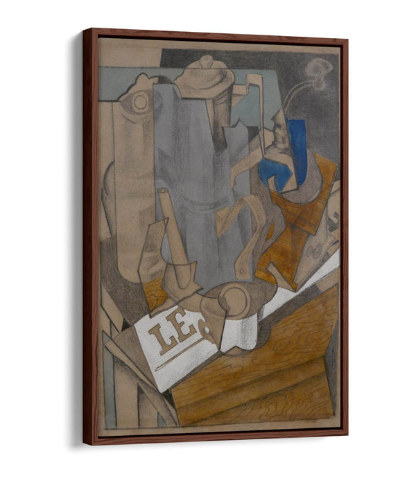 JUAN GRIS, GRANET II -FLOAT EFFECT CANVAS WALL ART PRINT