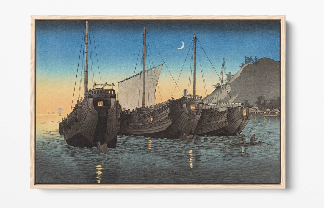 Canvas Wall Art Print Featuring Takahashi Hiroaki | Handmade Float Effect Canvas, Ready To Hang