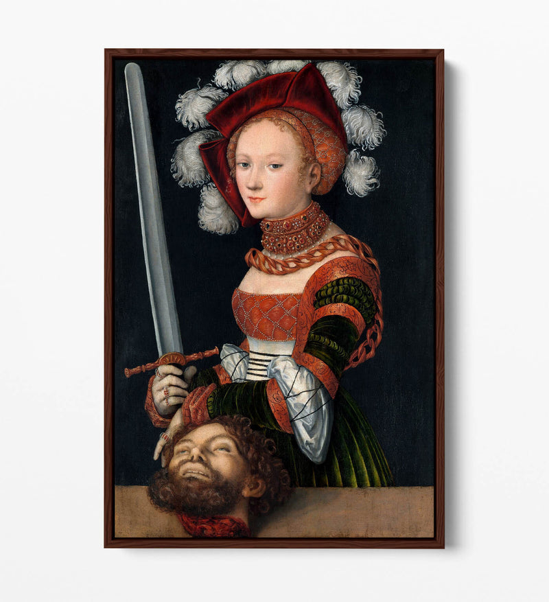 Canvas Wall Art Print – Judith with Head of Holofernes on Float Effect Canvas