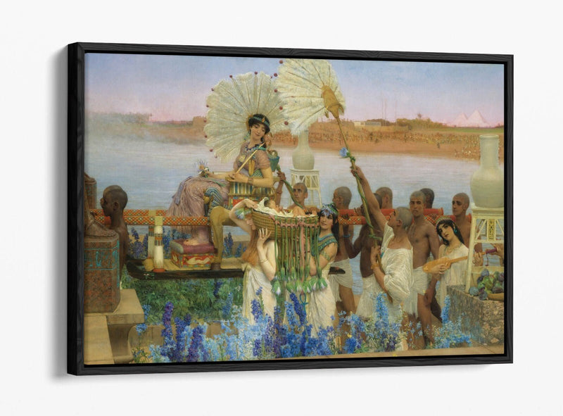 Float Effect Canvas - Finding Of Moses Art | Premium 30mm Deep Frame Wall Art