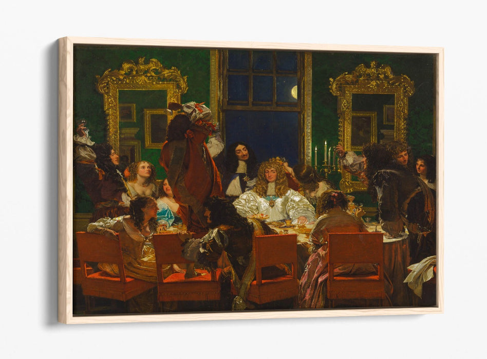 Float Effect Canvas Art | Handmade Augustus Leopold Egg Buckingham Wall Decor