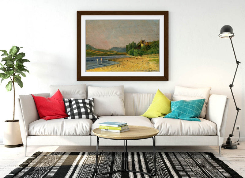 Framed Wall Art - Ferdinand Katona Nedeky Castle Handmade Poster Print 4 Sizes