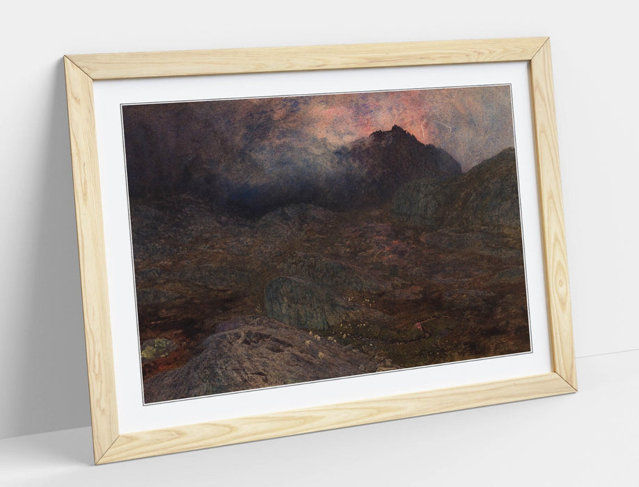 Framed Wall Art - Alfred William Hunt Cwm Trifaen Painting | Handmade UK Frame