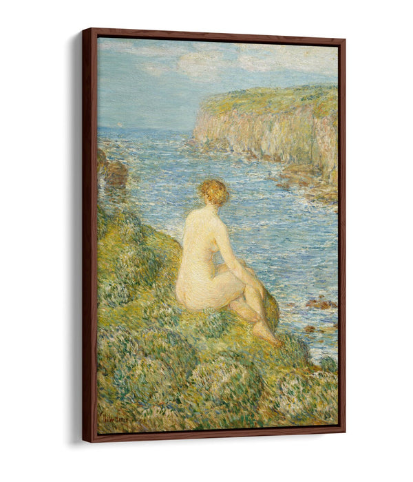 Canvas Wall Art Print - Nymph And Sea Float Effect On Premium Frame