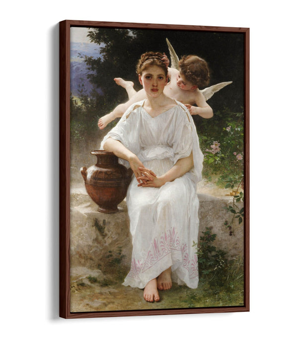 Float Effect Canvas Art | Romantic Classic Love Painting on 30mm Deep Frame Canvas