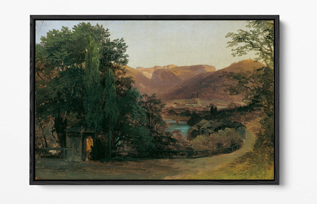 THOMAS ENDER, AREA NEAR ISCHL -FLOAT EFFECT CANVAS WALL ART PIC PRINT