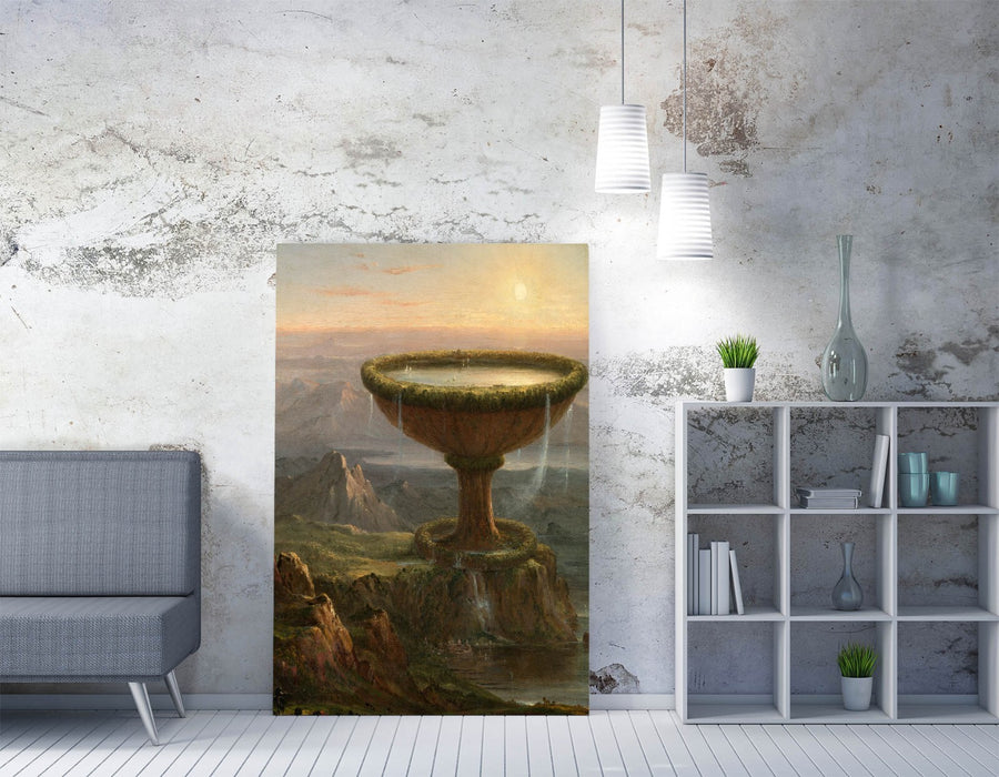 THOMAS COLE, THE TITAN'S GOBLET -CANVAS WALL ART ARTWORK PRINT