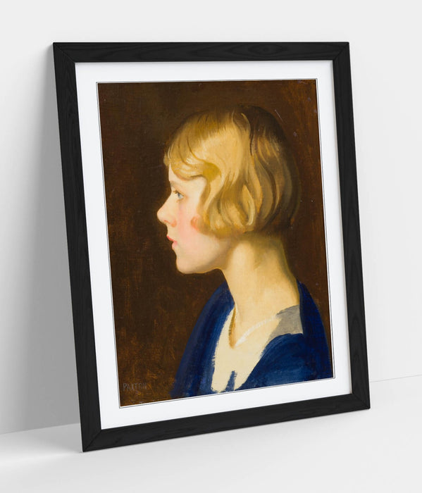 Framed Wall Art - William McGregor Paxton Edna Painting Print | Handmade UK Art
