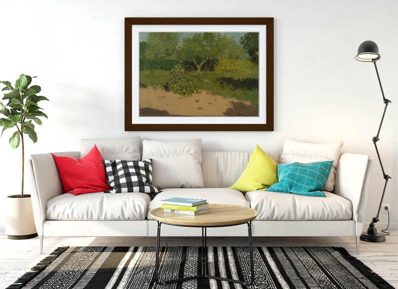Framed Wall Art Poster - 'Richard Roland Holst, Garden Botanical' Print With Natural Wood Frame