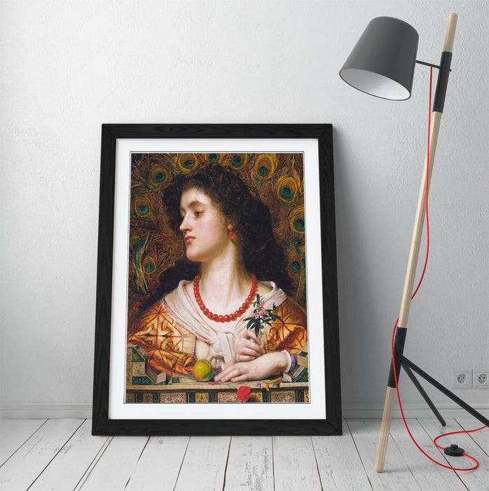 Framed Wall Art - Frederick Sandys Vivien Poster Print | Handmade UK Frame