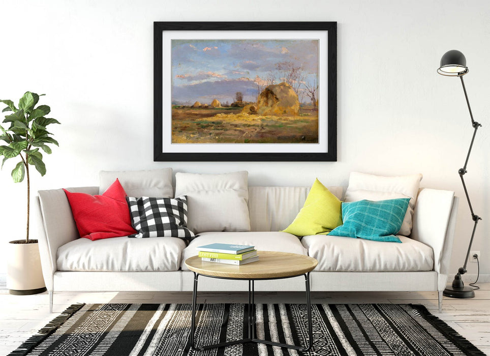 Framed Wall Art Featuring Ferdinand Katona Autumn Landscape Print - Handmade UK Art