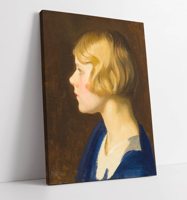 Canvas Wall Art Featuring William McGregor Paxton Edna - Handmade Vibrant Print
