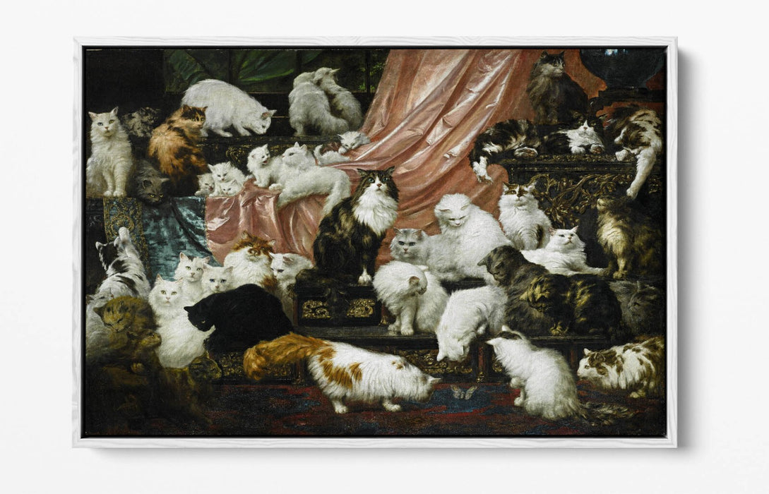 Float Effect Canvas Art - Premium Handmade Wall Art Print With Vibrant Colour