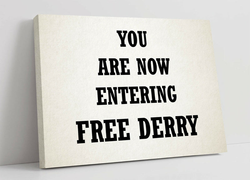 Canvas Wall Art | Handmade Derry Artwork - Deep Frame Canvas Print